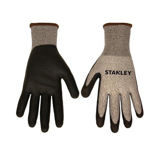 Stanley Cut-Resistant Foam Nitrile-Coated Gloves Large