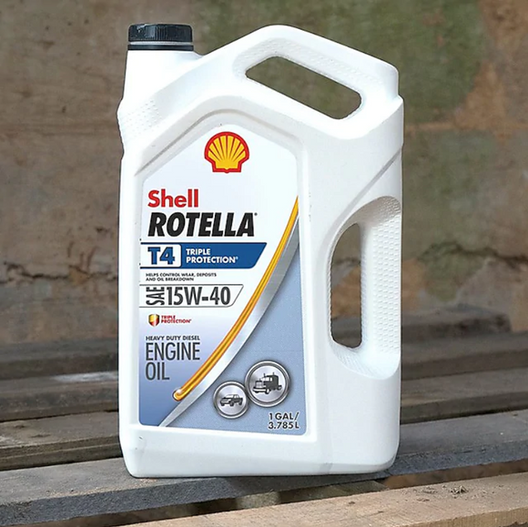 Shell Rotella® T4 Triple Protection Diesel Oil (1 Gallon)