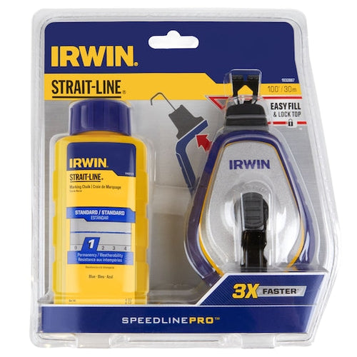 Irwin® Strait-Line®  Speedline Pro™ Chalk Reel (Blue)