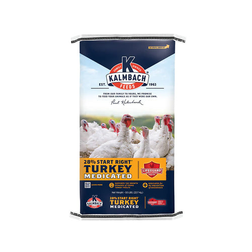 Kalmbach 28% Start Right® Turkey (Medicated)