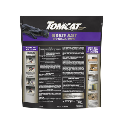 Tomcat Advanced Brand Mouse Bait with Refillable Station