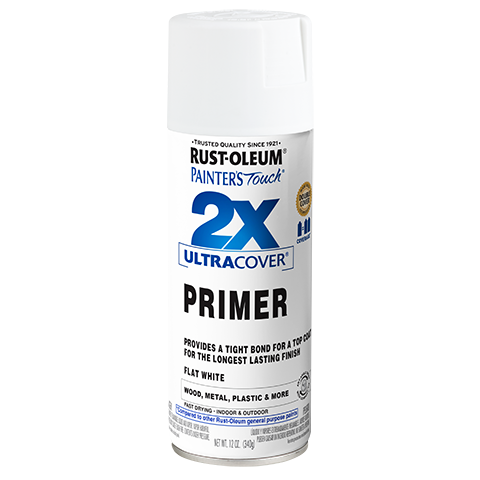 Rust-Oleum Painter's Touch® 2X Ultra Cover Primer Spray Paint (White Primer, 12 oz. Spray)