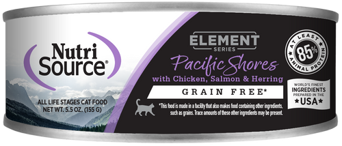 NutriSource® Pacific Shores Grain Free Chicken, Salmon & Herring Blend Canned Cat Food