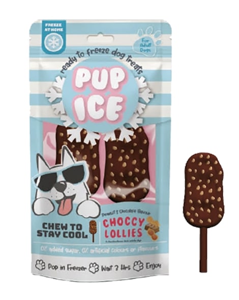 Ethical Pet Choccy Lollies Chocolate & Peanut Butter Flavor Dog Treats (3 oz)
