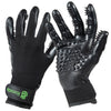 HandsOn Animal Grooming Gloves (Large - Black)