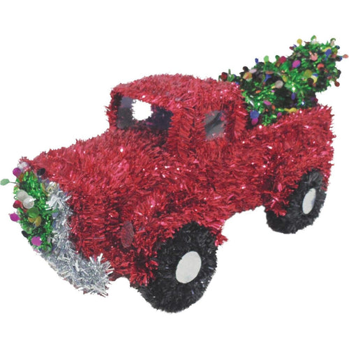 Youngcraft 13-1/2 In. Tinsel Truck Holiday Decoration