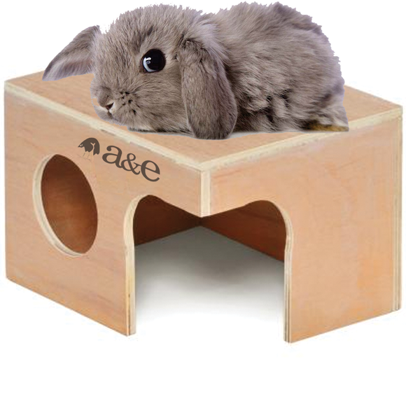 A & E Cage Pet Hut Hideouts Rabbit Hut - Extra Large