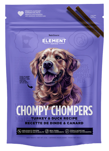 NutriSource Turkey & Duck Chompy Chompers Dog Treats