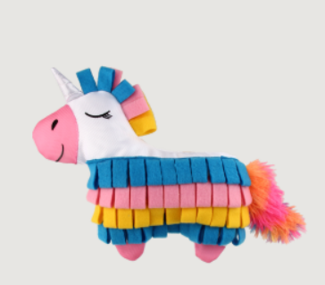 Injoya Fiesta Piñata Snuffle Toy for Dogs (4.72'' H x 6.69'' L x 5.12'' W, Polyester)