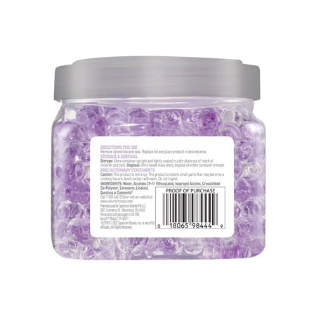 Nature's Miracle Air Care Deodorizer Scented Gel Beads Lavender & Vanilla Scent (12 oz)