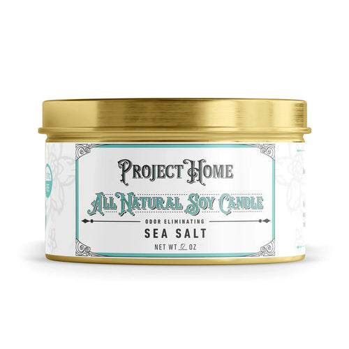 Project Sudz Pet Odor Fighting Soy Candle Sea Salt (12 oz)