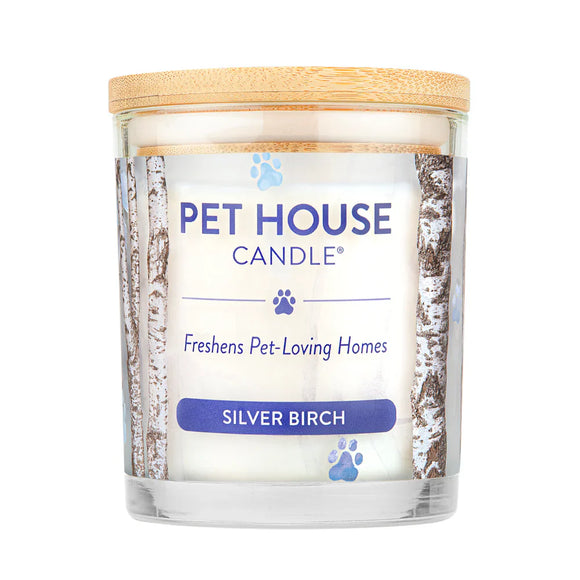 Pet House Silver Birch Candle