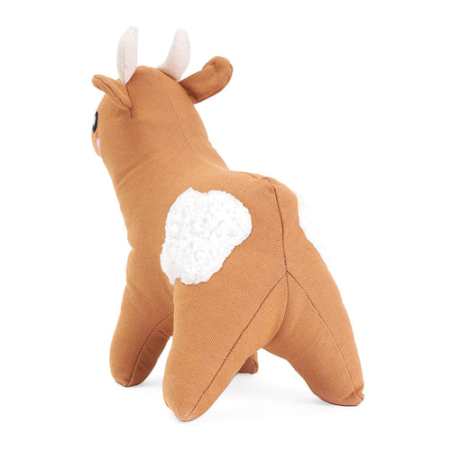 Zippy Paws ecoZippy Cotton Cuddler Cow Dog Toy