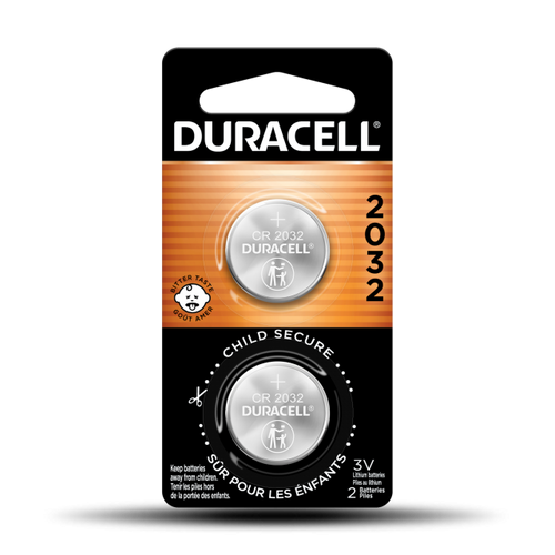 Duracell CR 2032 Lithium Coin Battery with Bitter Coating (CR 2032 2 Pk)