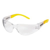DeWalt Protector Clear/Yellow Frame Safety Glasses with Clear Lenses