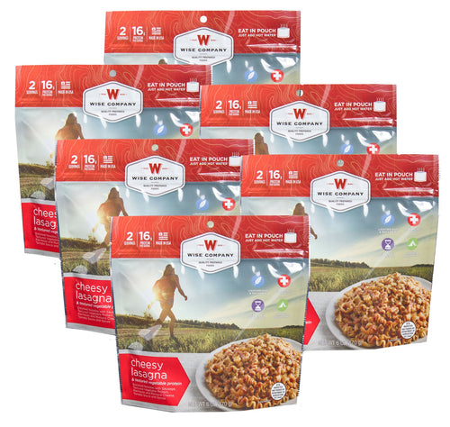 Wise Foods 05905 Cheesy Lasagna  Pack of 6