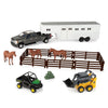 John Deere 1:32 John Deere Hobby Set with Skid Loader, Gator, Ford Pick up and Trailer
