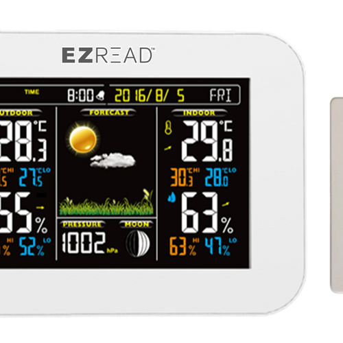 Headwind EZREAD® Full Color Weather Station & Moon Cycles