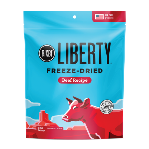 BIXBI Pet Liberty® Freeze-Dried for Dogs – Beef Recipe