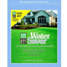 Water Saver Grass Seed, Rhizomatous Tall Fescue, 25-Lbs., Covers 2,500 Sq. Ft.