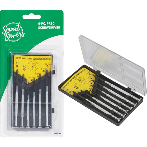 Smart Savers Precision Screwdriver Set (6-Piece)