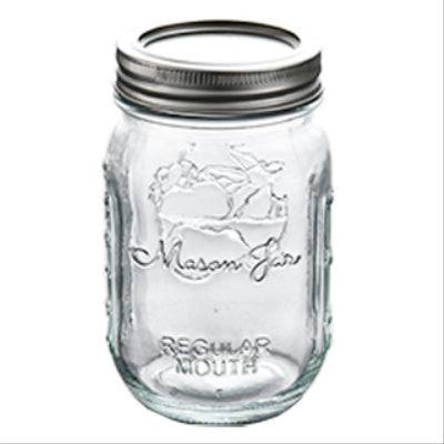 HomePointe Canning Jars Glass Regular Mouth