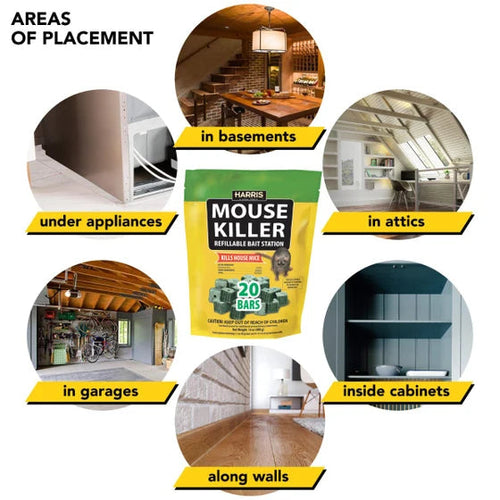 Harris Mouse Killer Refillable Bait Station