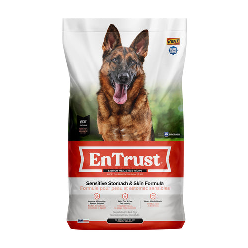 Kent Blue Seal Entrust® Sensitive Stomach & Skin Salmon Meal & Rice Adult Dog Food