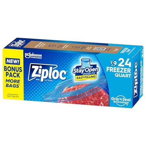 Ziploc® Brand Freezer Bags Quart / Medium