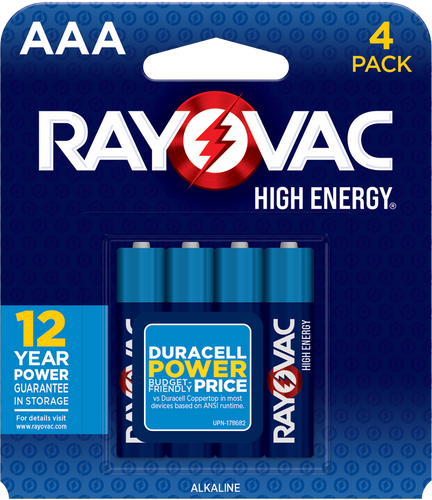 Rayovac AAA HIGH ENERGY™ Alkaline Batteries 8 Pack