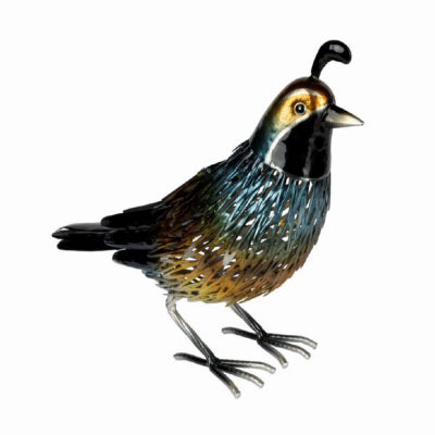 Moonrays Solar California Quail, Metal