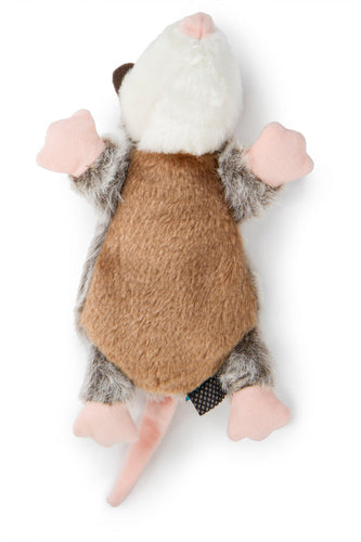 GODOG Flatz Squeaky Plush Dog Toys with Chew Guard Technology