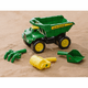Tomy John Deere 15 Big Scoop Dump Truck with Sand Tools