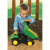 Tomy John Deere 15 Big Scoop Dump Truck with Sand Tools
