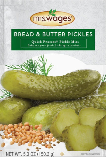 Mrs. Wages® Bread & Butter Pickles Quick Process® Pickle Mix