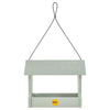 Birds Choice Medium Hopper Feeder in Sage Green Recycled Plastic