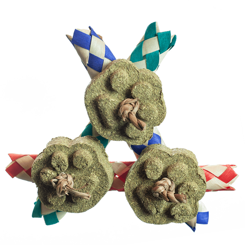 A&E Cage Finger Trap Hay Chews Small Animal Toy