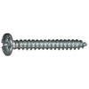Monster Fastener Zinc Plated Steel Combo Pan Head Sheet Metal Screws
