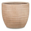 Planter, Indoor, Canela Tan Ceramic, 6.25 x 5.5-In.