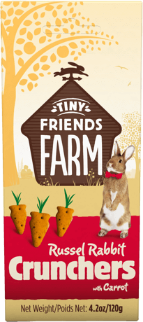 Supreme Tiny Friends Farm Russel Rabbit Crunchers (4.2 oz)