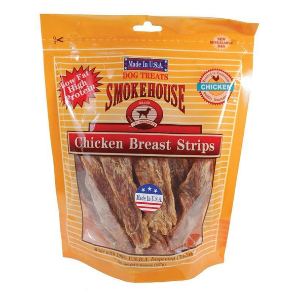 Smokehouse Chicken Breast Strips Dog Treats (8 oz)