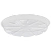 PLASTIC SAUCER (12 INCH, CLEAR)