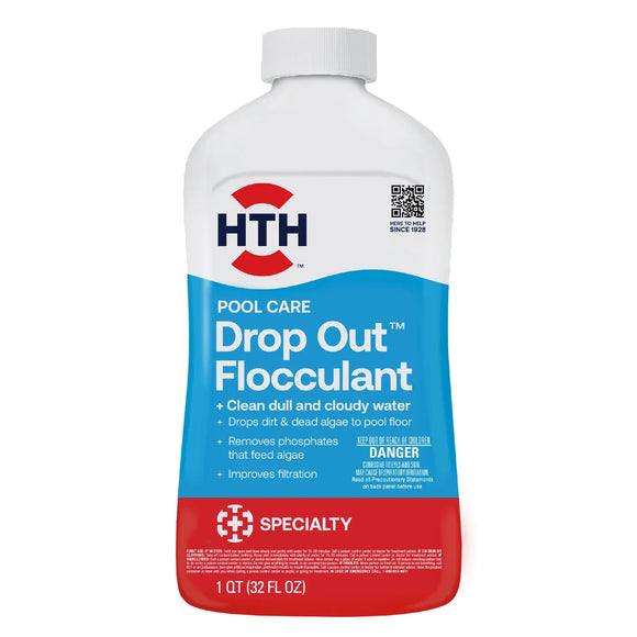 HTH® Pool Care Drop Out™ Flocculant 1 quart