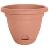 Lucca Self-Watering Planter, Plastic, Terra Cotta, 16-In.