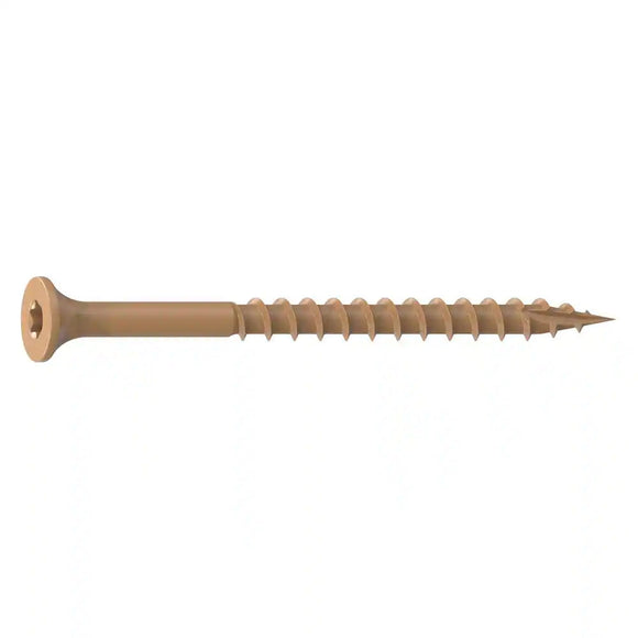 National Nail Buglehead Deck Screw, Star Drive, 3