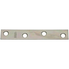 4-Pk., 4 x 5/8-In. Zinc Mending Plate