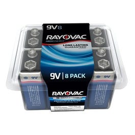 8-Pack 9V Maximum Alkaline Pro Pack Batteries
