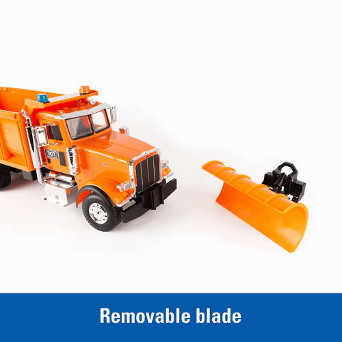 Tomy ERTL Big Farm Lights & Sounds Peterbilt 1:16 Scale Model 367 Truck with Snow Plow