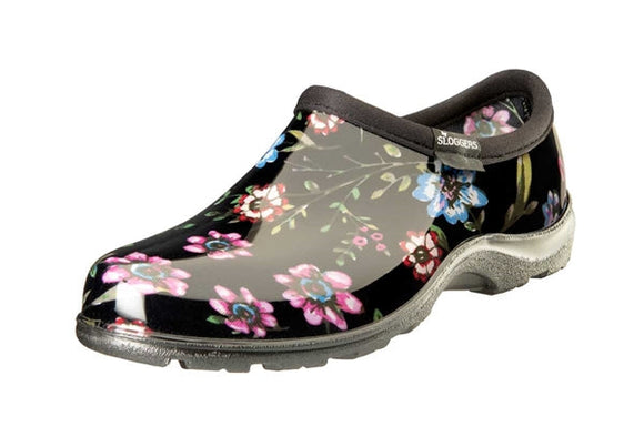 Sloggers Women’s Waterproof Comfort Shoes Ditsy Spring Black