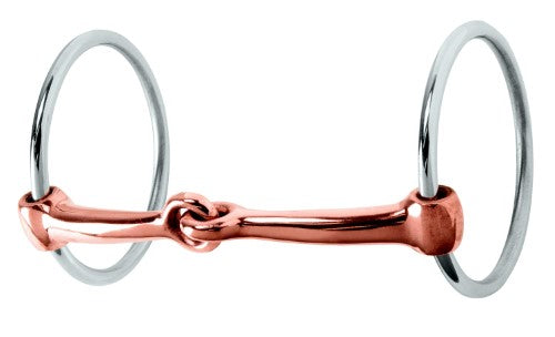 Weaver Professional Ring Snaffle Bit, 5 Copper Mouth